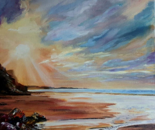 Seascape - Oils over Acrylic