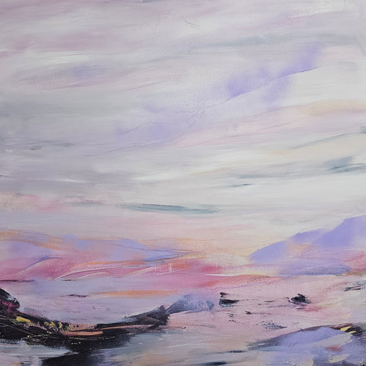 Misty Morning is a Painting from 'Spring Awakes' Collection by Debbie Chatfield UK Artist