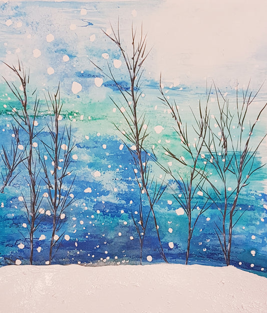 Christmas Paintings - Ready for our Christmas Cards