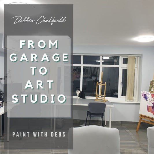 My New Art Studio - We Converted our Garage with Brilliant Results - I love it!