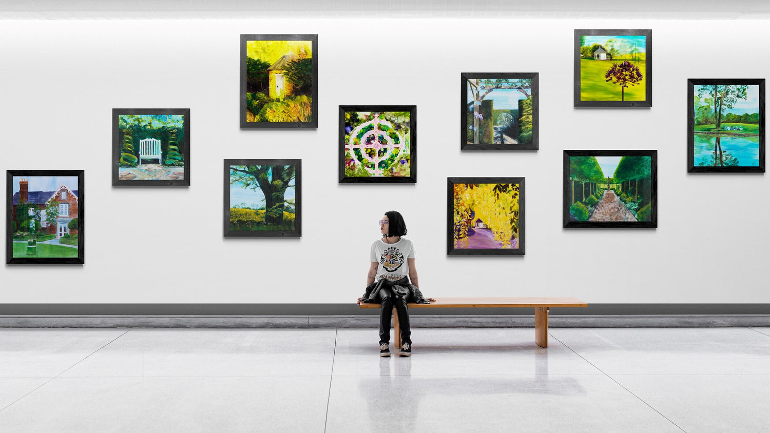 Nature Framed Collection in Art Gallery